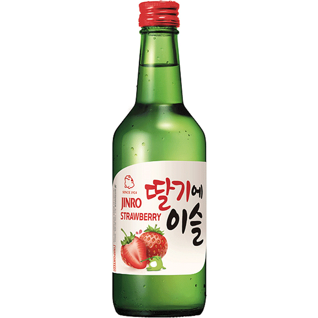 JINRO Cham Yi Sul (STRAWBERRY) 360ML 真露 韓國燒酒 (草莓味) 360ML 0270