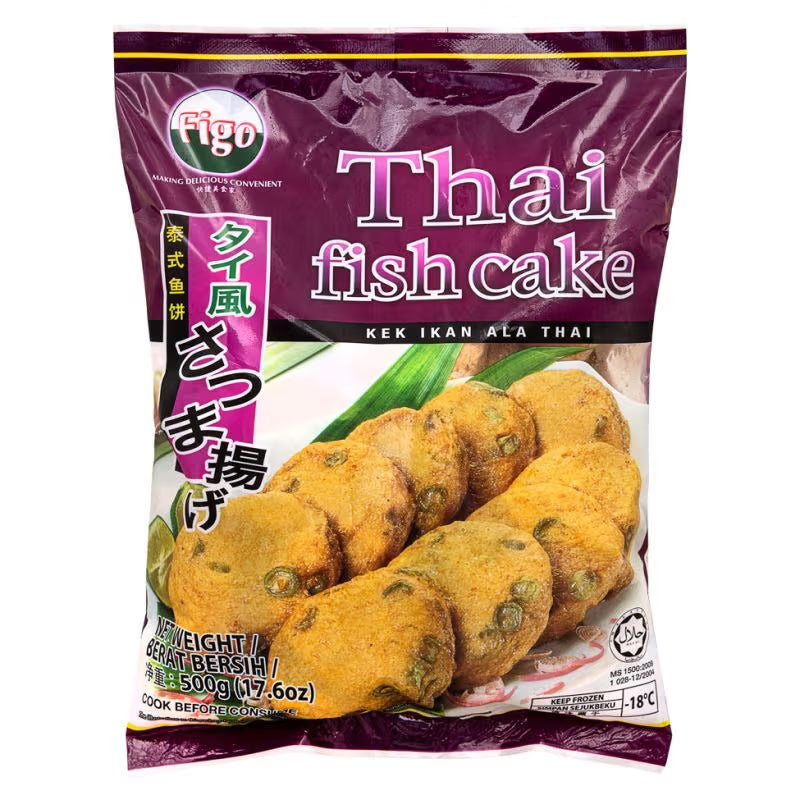 FIGO THAI FISH CAKE 500G X 20 PCS CASE 飛哥 泰式魚餅 500克 X 20 件 原箱 0686C
