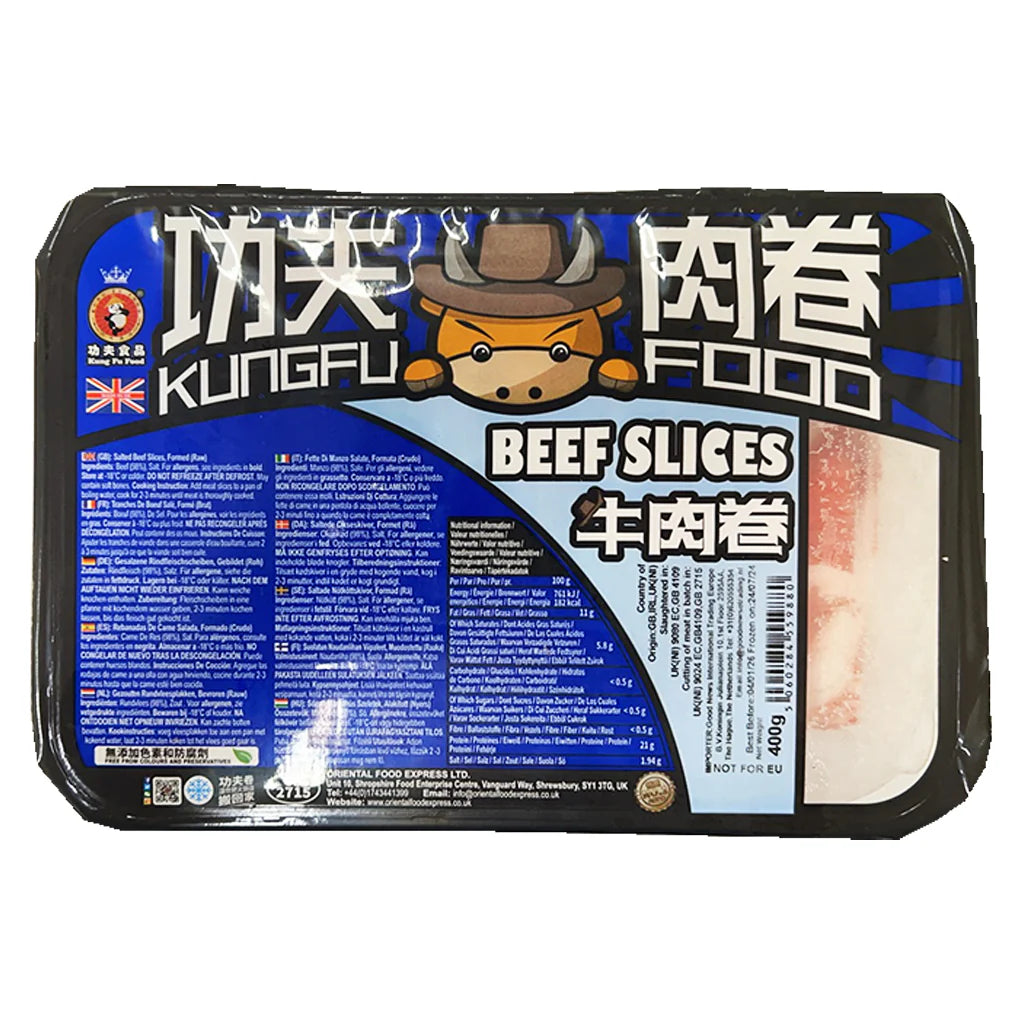 KUNGFU BEEF SLICES 400G 功夫 牛肉卷400克 0029