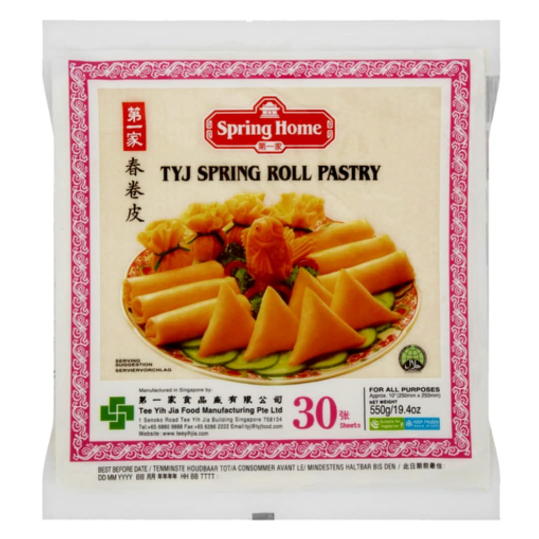 TYJ 10 INCH SPRING ROLL PASTRY 550G 第一家 春卷皮10寸(30張/550G) 0065