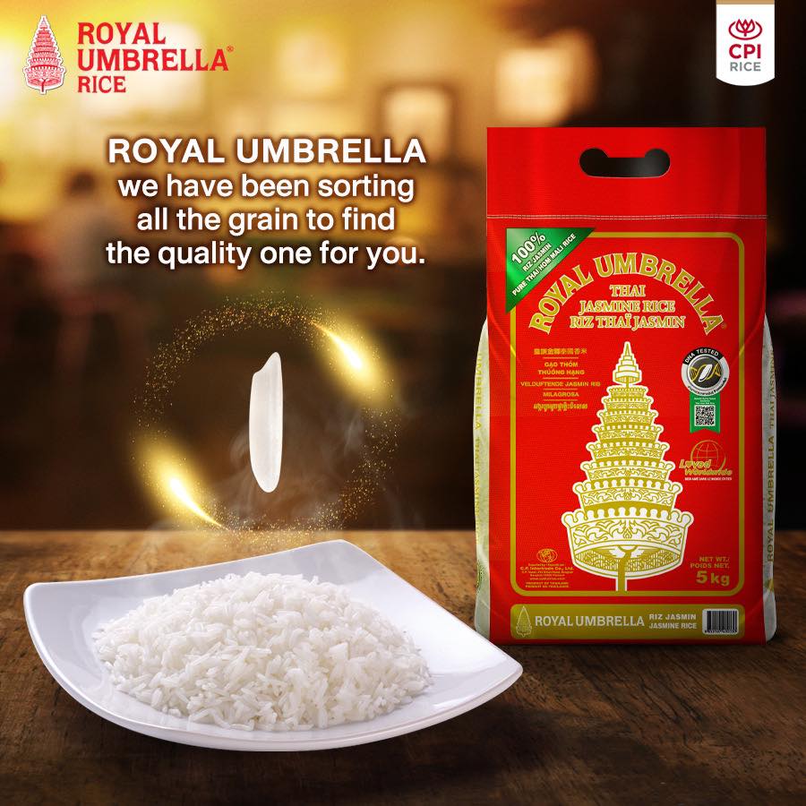Royal Umbrella Thai Jasmine Rice 5kg 皇族 泰國香米5KG 0218