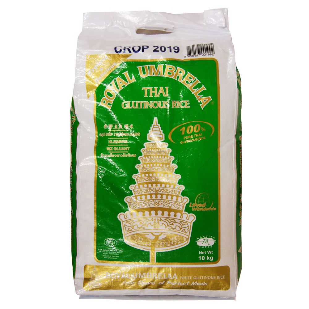 Royal Umbrella Thai Glutinous Rice 10kg X 12 PCS CASE 皇族 泰國糯米10KG X 12 件 原箱 0022C