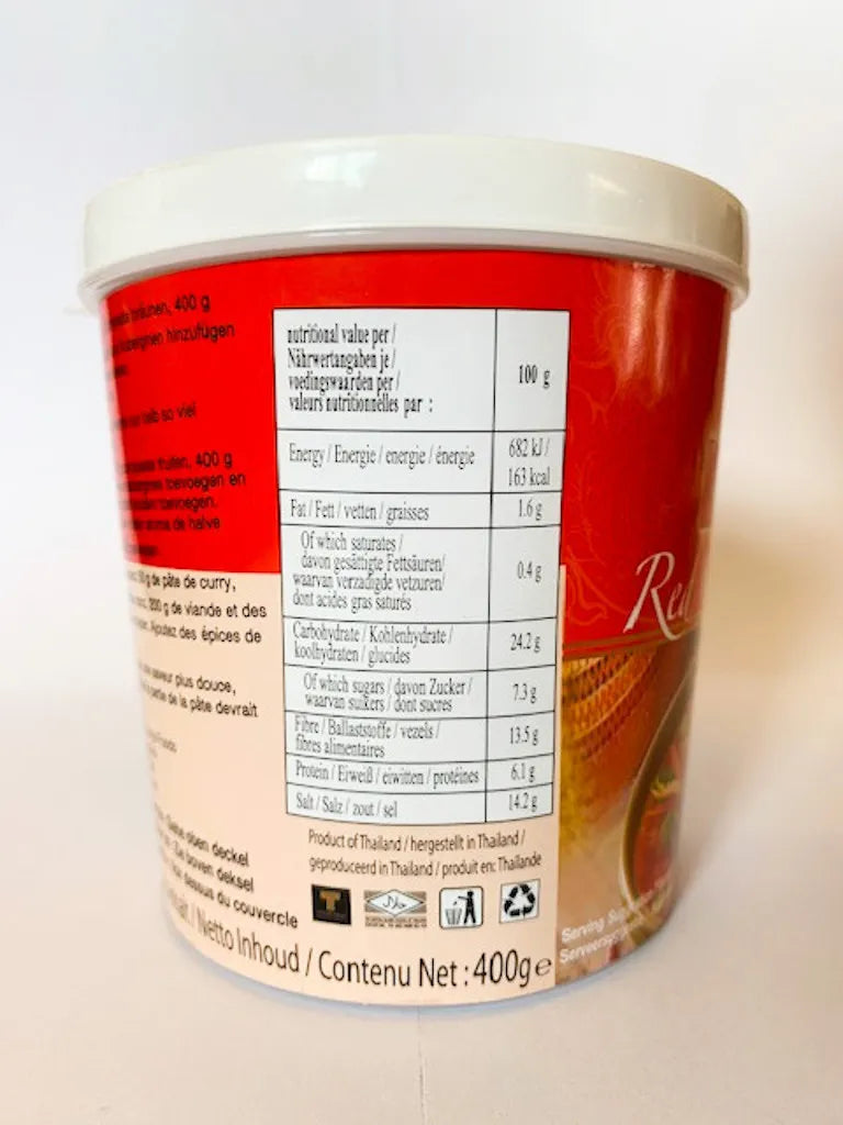 MAE PLOY RED CURRY PASTE 400G MAE PLOY 泰娘 紅咖哩醬 400G 0089