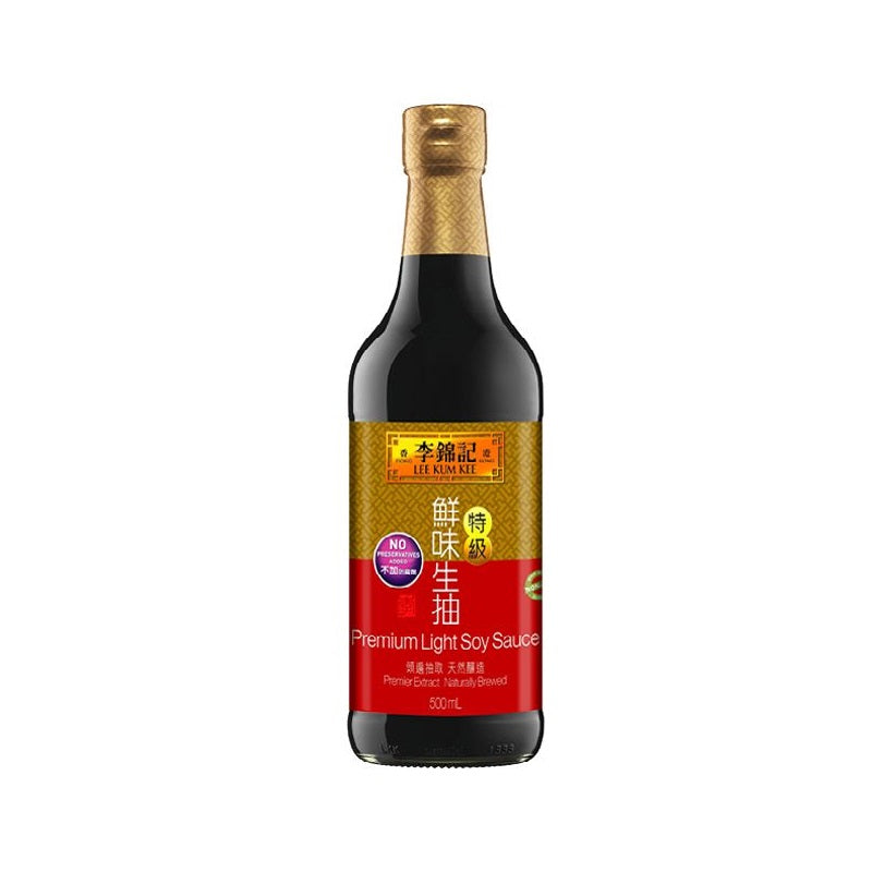 LKK PREMIUM LIGHT SOY SAUCE 500ML 李錦記 特級生抽500ML 0012