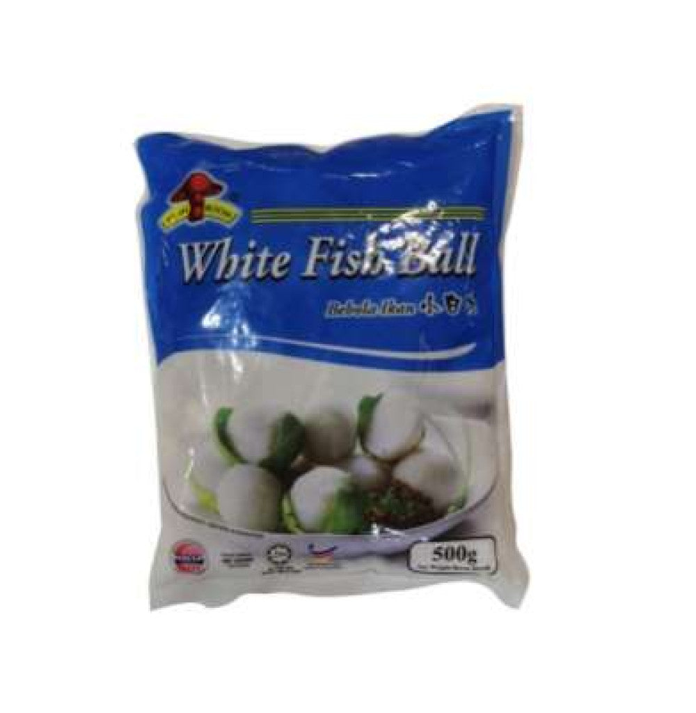 MUSHROOM SMALL WHITE FISH BALL 500G 香菇牌 小白魚丸500G 0041