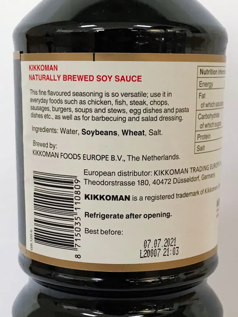 KIKKOMAN SOY SAUCE 1L 萬字 醬油 1L 0088