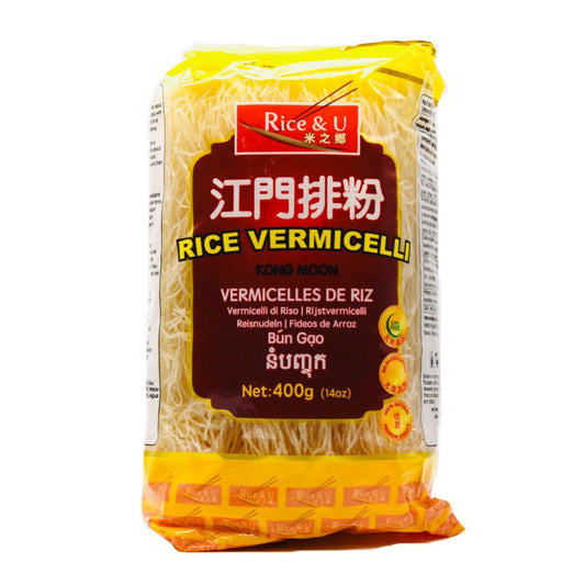 RICE & U KONG MOON RICE VERMICELLI 400G 米之鄉 江門排粉 400G 0678
