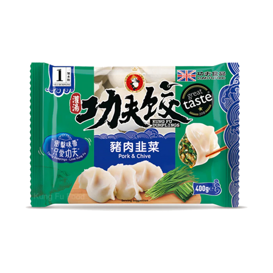 KUNGFU THREE DELICACIES PORK 400G 功夫 灌湯水餃豬肉三鮮餡 400G 0219