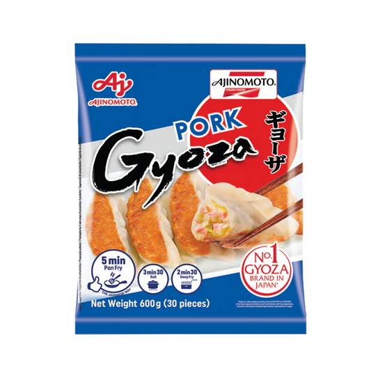 AJINOMOTO PORK & VEGETABLE DUMPLING 600G X 10 PCS CASE 味之素 日式豬肉煎餃600G X 10 件 原箱 0039C