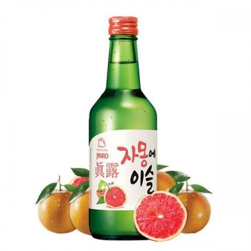JINRO Cham Yi Sul (Grapefruit) 360ML X 20 PCS CASE 真露 韓國燒酒 (西柚味) 360ML  X 20 件 原箱 0657C