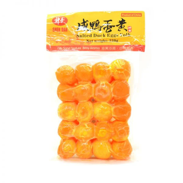 SHEN DAN SALTED DUCK EGGS YOLK 220G 神丹 鹹鴨蛋黃220G 0096 0096