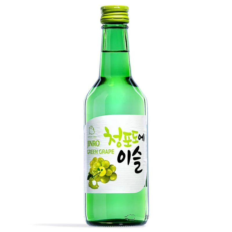JINRO Cham Yi Sul (Green Grape) 360ML X 20 PCS CASE 真露 韓國燒酒 (青葡萄味) 360ML X 20 件 原箱 0138C