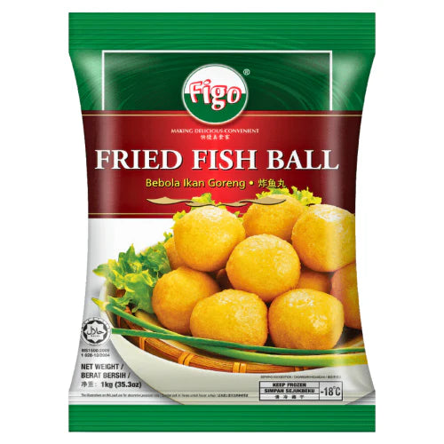 FIGO FRIED FISH BALL 1KG X 10 PCS CASE 飛哥 炸魚丸 1KG X 10 件 原箱 0689C