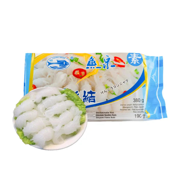 YQ KONJAC_VERMICELLI 380G 魚泉 魔芋絲結 380G 0141