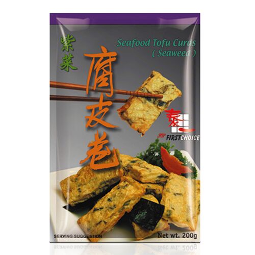 First Choice Seaweed Beancurd Roll 200G X 50 PCS CASE 泰一 紫菜腐皮卷200G X 50 件 原箱 0698C