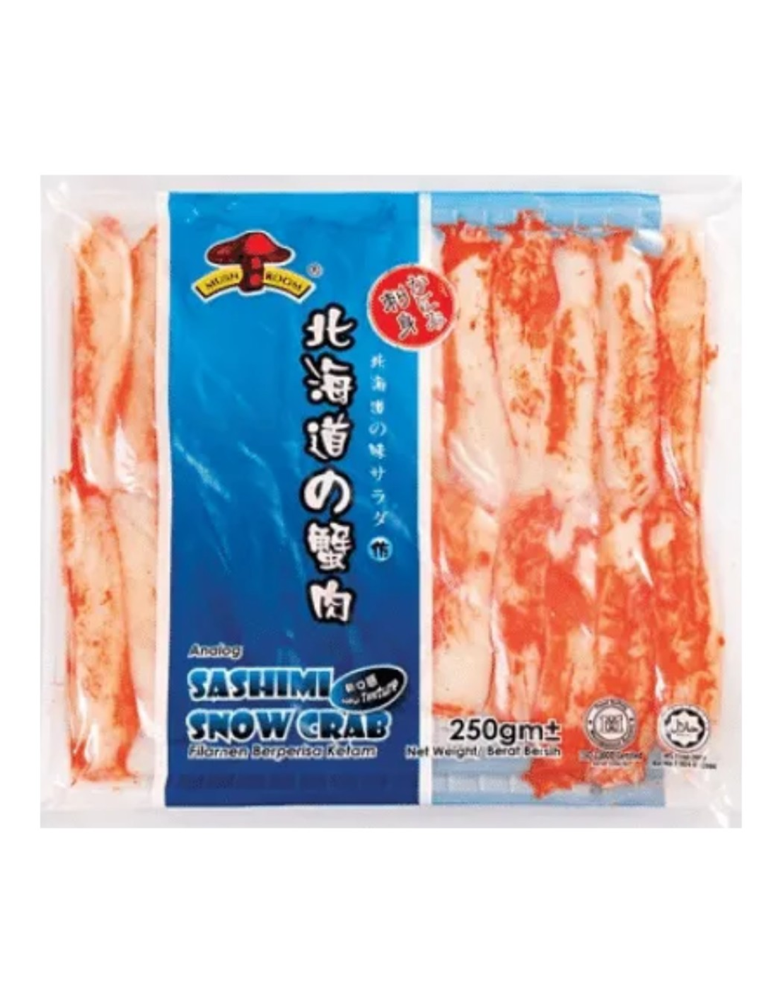 MUSHROOM SASHIMI SNOW CRAB 250G 香菇牌 北海道蟹肉刺身 250G 0687