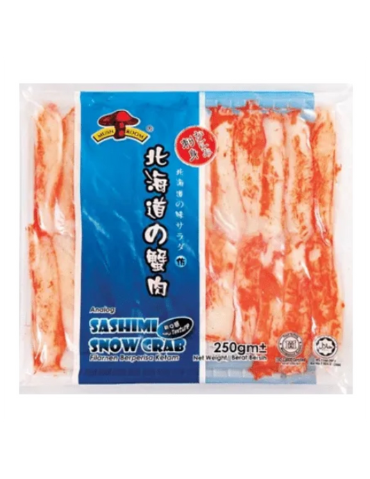 MUSHROOM SASHIMI SNOW CRAB 250G X 40 PCS CASE 香菇牌 北海道蟹肉刺身 250G X 40 件 原箱 0687C