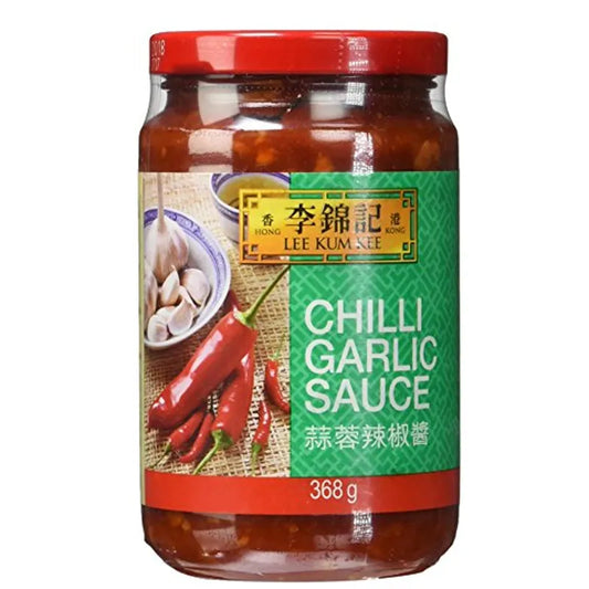 LEE KUM KEE CHILLI GARLIC SAUCE 368G  X 12 PCS CASE 李錦記 蒜蓉辣椒醬 368G X 12 件 原箱 0254C