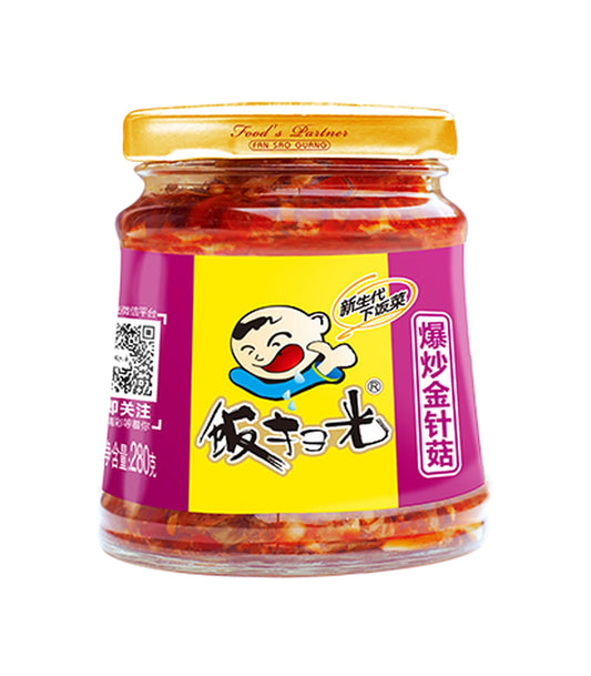 FSG Fried Enokitake Mushroom 280G 飯掃光 爆炒金針菇 280G 1045