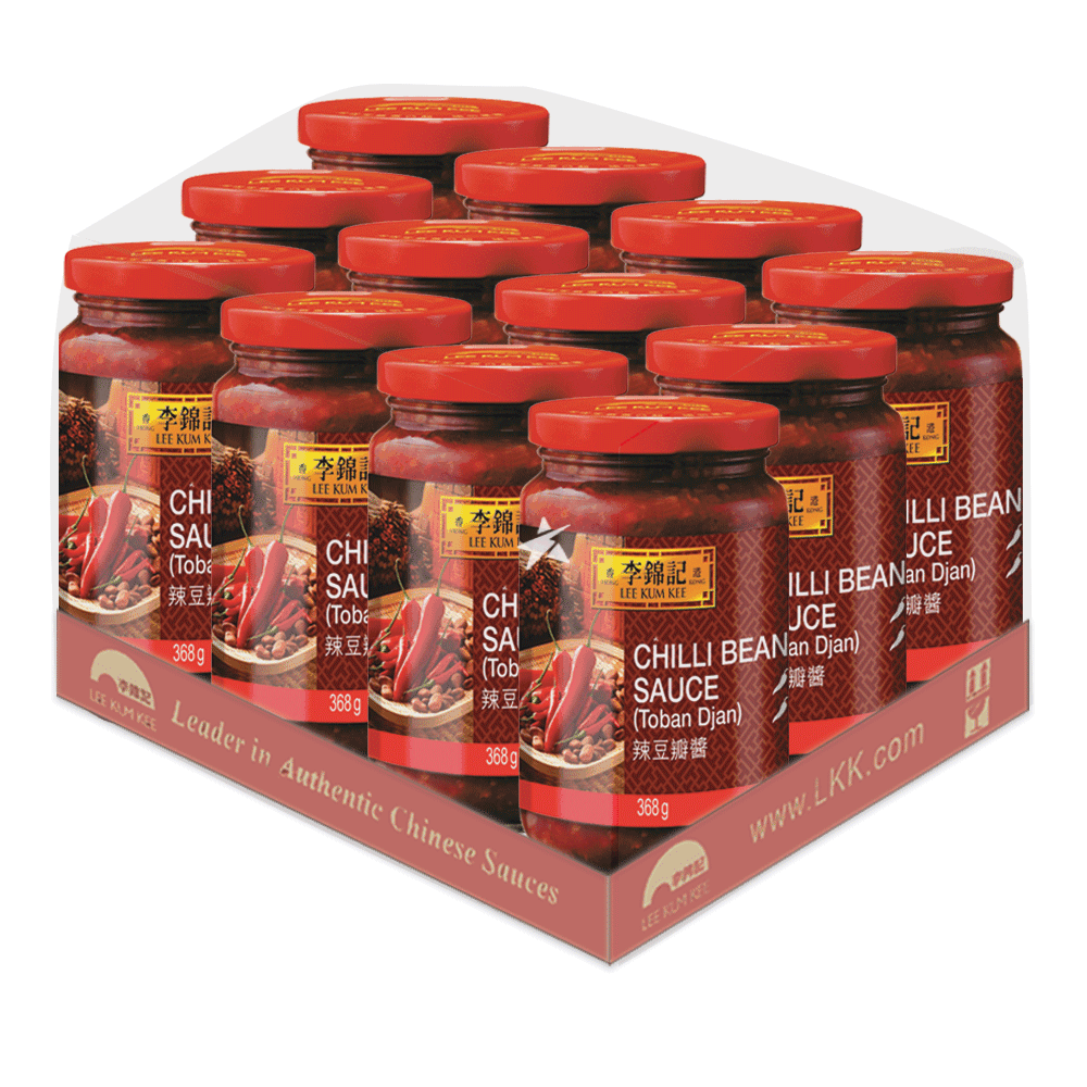 LEE KUM KEE CHILLI BEAN SAUCE 368G X 12 PCS CASE 李錦記 辣豆瓣醬 368G X 12 件 原箱 0210C
