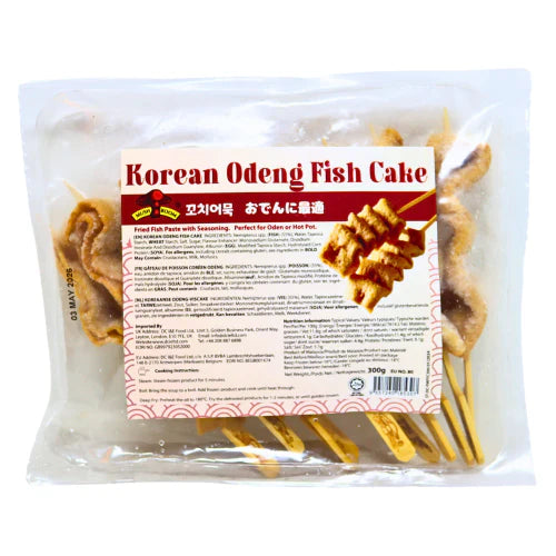 Mushroom Korean Fish Cake for Odeng 300G 蘑菇牌 關東煮魚餅串 300G 0688