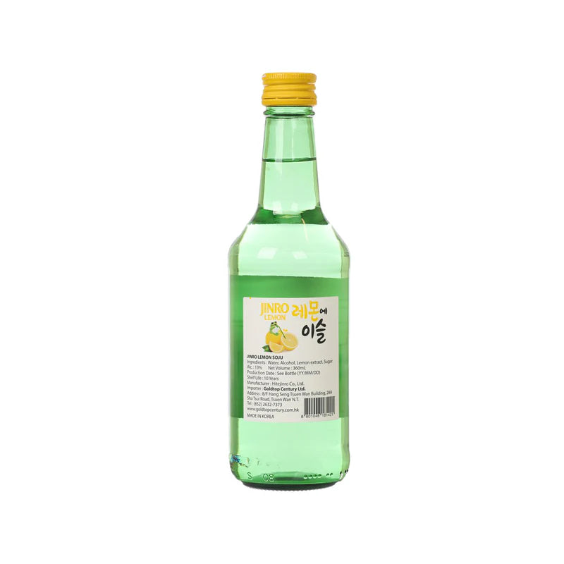 JINRO Cham Yi Sul (LEMON) 360ML  真露 韓國燒酒 (檸檬味) 360ML  0659
