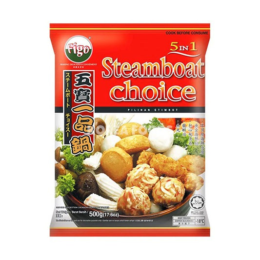 FIGO STEAMBOATCHOICE 5IN1 500G 飛哥 五寶一品鍋500G 0165