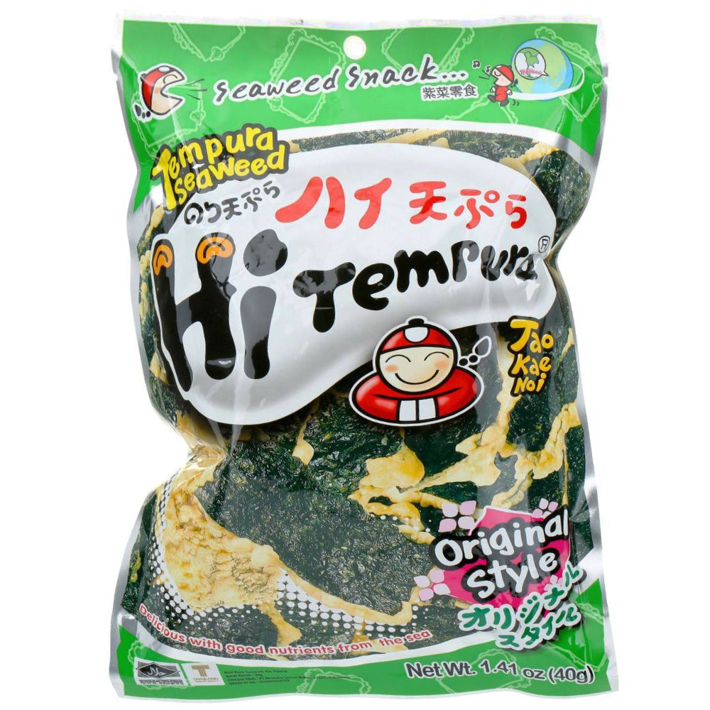 TAO KAE NOI HI TEMPURA SEAWEED ORI 40G 小老板 原味天婦羅紫菜 40G 0664