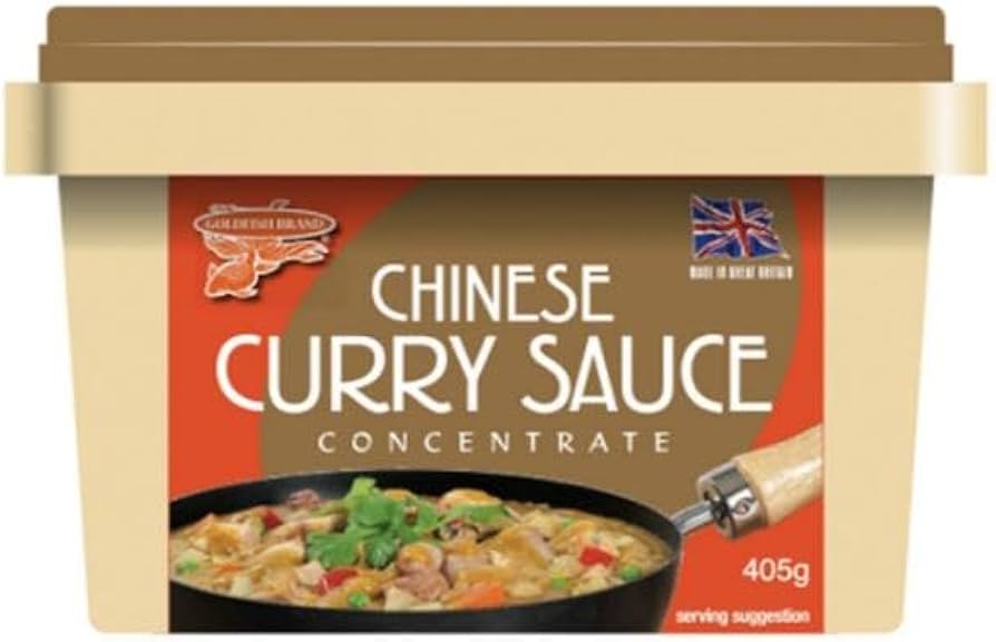 GOLD FISH CHINESE CURRY SAUCE 405G X 12 PCS CASE 金魚 中式咖哩醬405G X 12 件 原箱 0154C