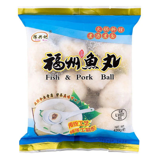 XK FUJIANESE FISH & PROK BALL 420G 陳興記 福州魚丸420G 0277
