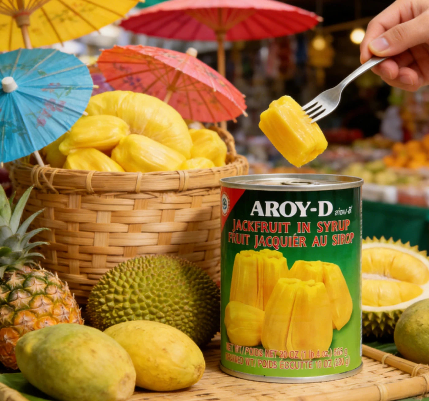 AROY-D Jackfruit In Syrup 565G AROY-D 菠蘿蜜罐頭 565G 1738