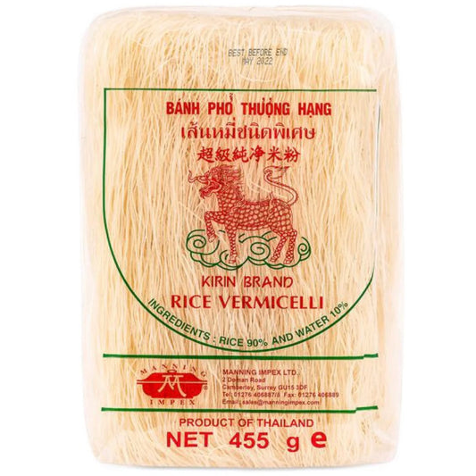 KIRIN RICE VERMICELLI 455G 麒麟 泰國銀絲米粉 455G 0266