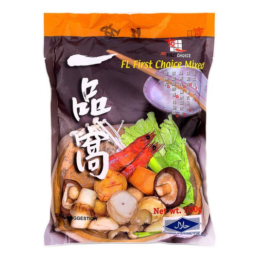 First Choice Mixed 500G X 20 PCS CASE 泰一 一品鍋 500G X 20 件 原箱 0697C