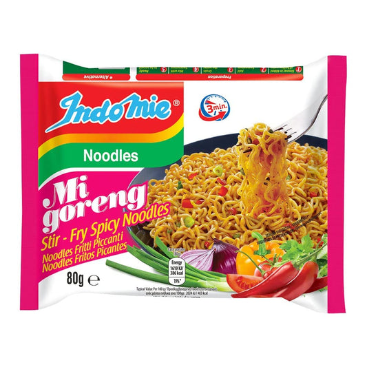 INDOMIE MI GORENG FRY SPICY NOODLES 80G 營多 印尼辣撈麵 80G 0193