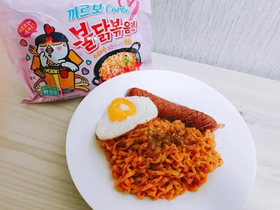 SAMYANG Hot Chicken carbonara Ramen (5packs) 三養 粉色辣雞拉麵(5連包X130G) 0018