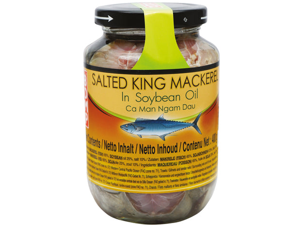 BDMP SALT MACKEREL IN SAYA BEAN OIL 400G BDMP 沙耶豆油鹽鯖魚 400G 0092