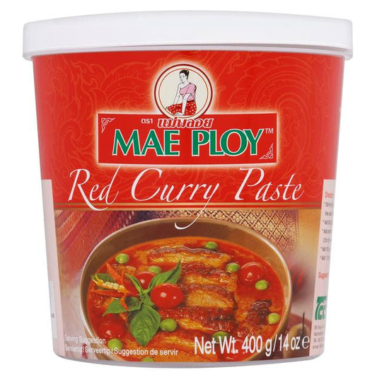 MAE PLOY RED CURRY PASTE 400G MAE PLOY 泰娘 紅咖哩醬 400G 0089