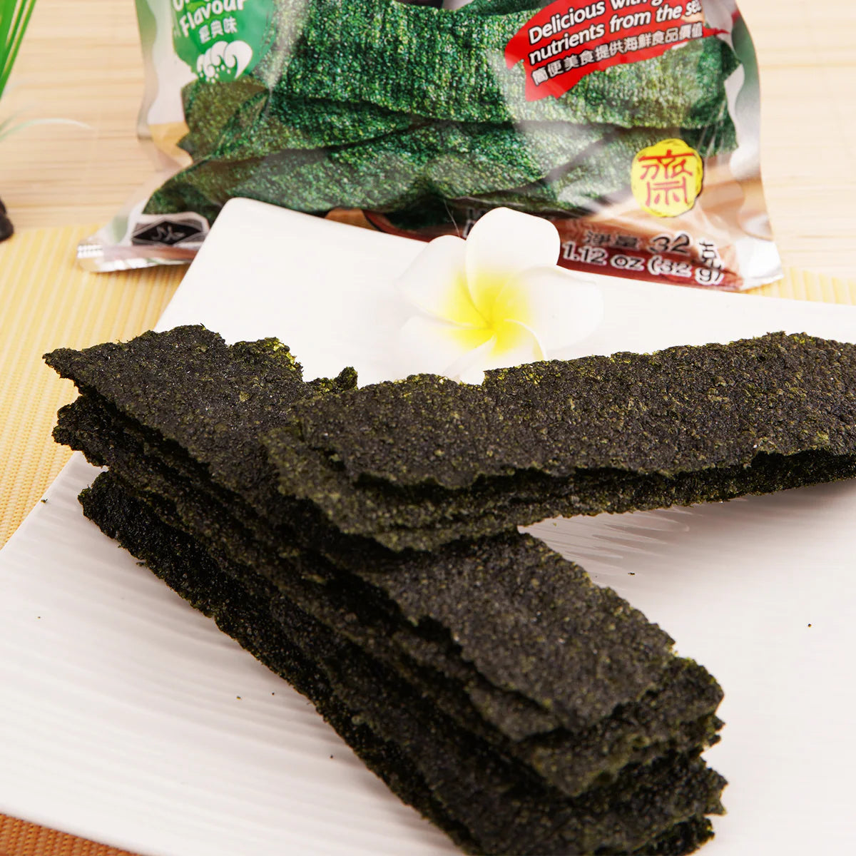 TAO KAE NOI CRISPY SEAWEE ORIGINAL 32G 小老板 脆紫菜原味 32G 0273
