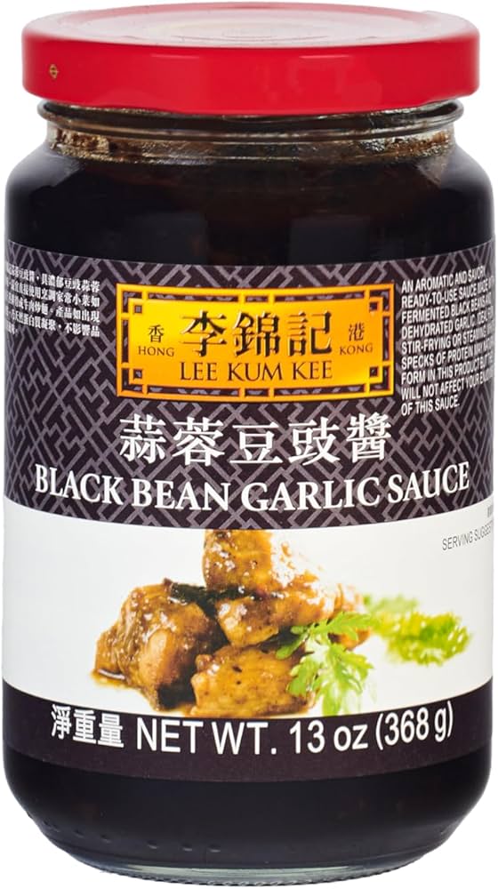 LEE KUM KEE BLACK BEAN GARLIC SAUCE 368G X 12 PCS CASE 李錦記 蒜蓉豆豉醬 368G X 12 件 原箱 0201C