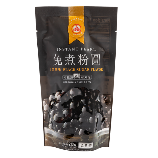 WUFUYUAN Instant Tapioca Pearl Brown Sugar 210G 五福圓 免煮粉圓 黑糖 210G  0679
