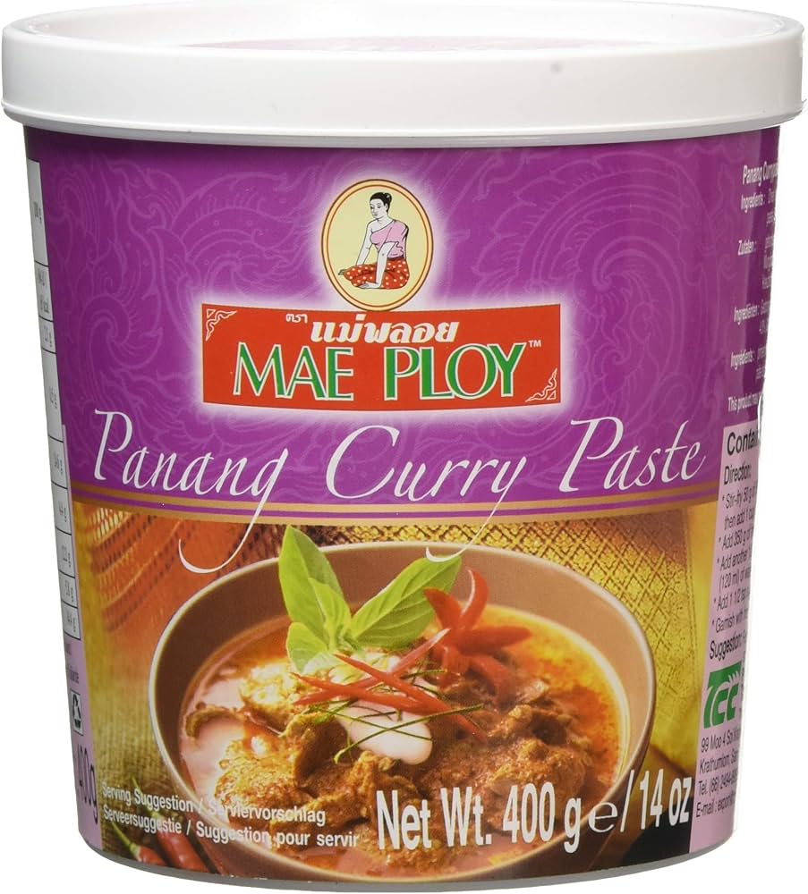 MAE PLOY PANANG CURRY 400G X 24 PCS CASE MAE PLOY Panang 檳城咖哩醬400G X 24 件 原箱 0164C