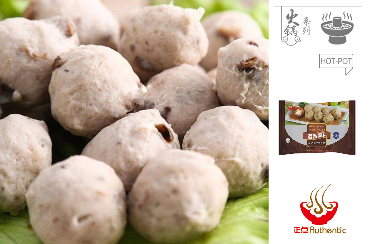 ZHENG DIAN ZD MUSHROOM PORK BALL 360G 正點 香菇貢丸 360G 0223