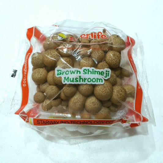 SMALL BROWN (CRAB) MUSHROOM PACK 150G (shimeji) 小棕色蘑菇包 / 蟹味菇  150G 0117