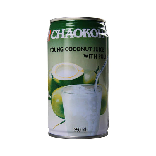 CHAOKOH YOUNG COCONUT JUICCE WITH PULP 350ML CHAOKOH 泰國 椰汁連肉 350ML 0232