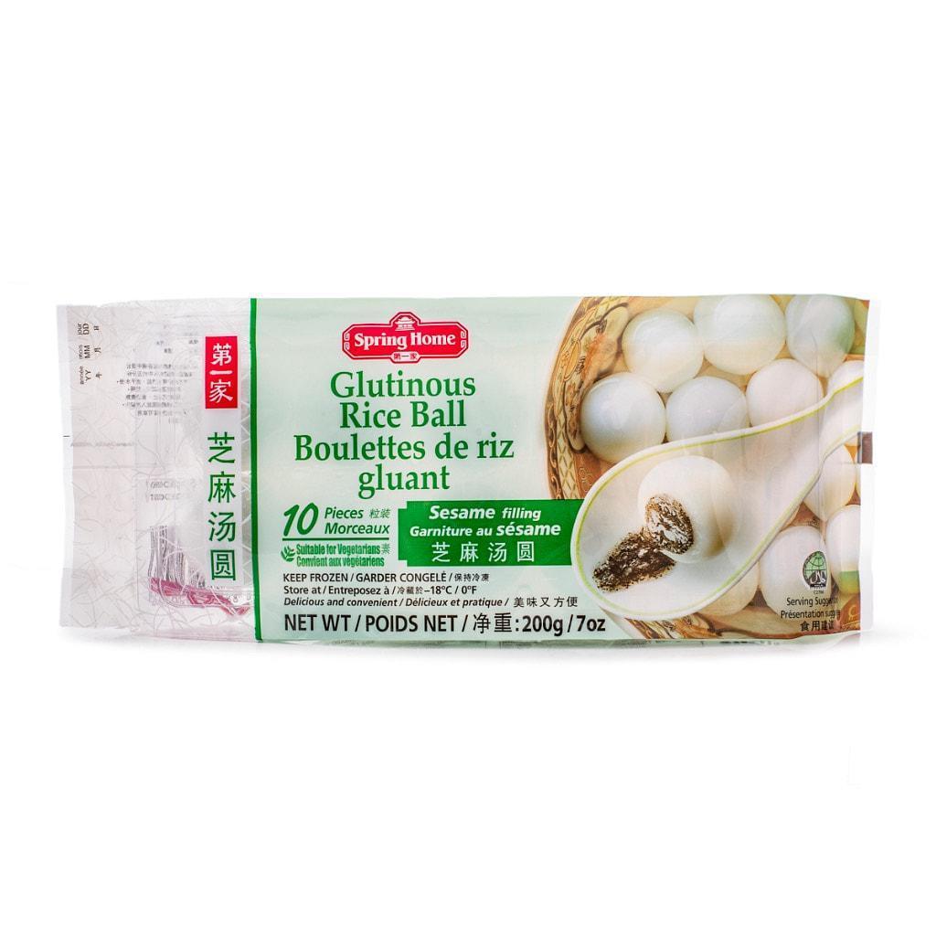 TYJ SPRING HOME GLUTINOUS RICE BALL SESAME 200G X 24 PCS CASE 第一家 芝麻湯圓 (10 件/ 200G ) X 24 件 原箱 0216C