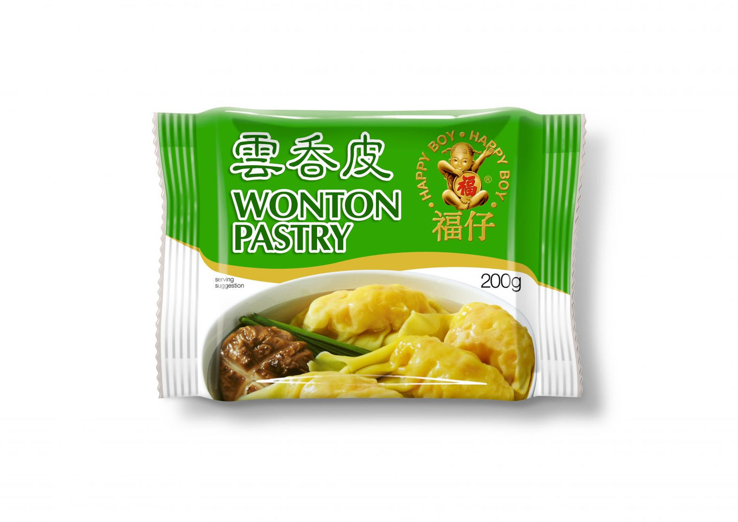 HAPPY BOY WONTON PASTRY 250G 福仔 雲吞皮 250G 0009