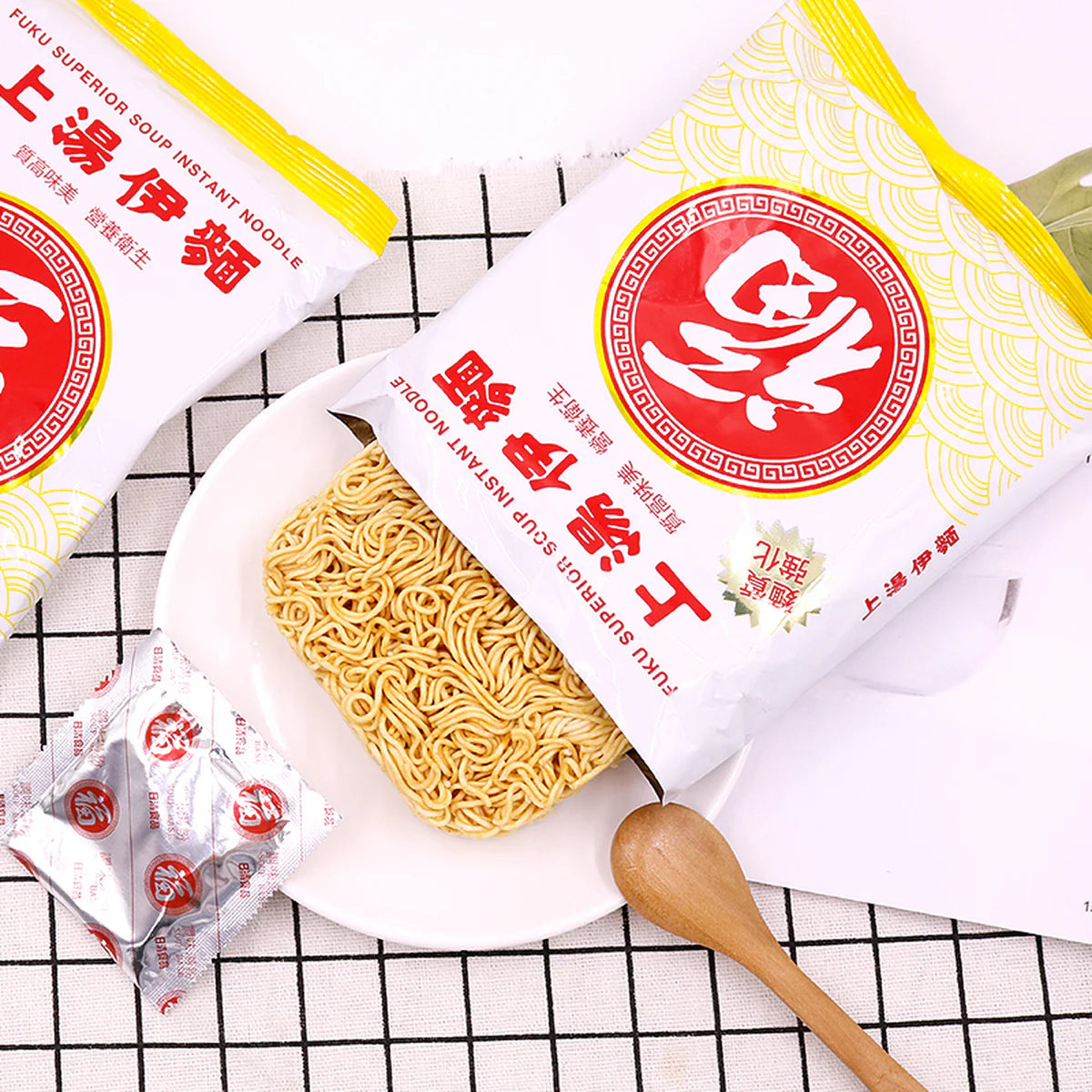 FUKU SUPERIOR SOUP INSTANT NOODLE 5 packs 450G 福字 上湯伊麵 5包 450G 0199