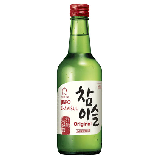 JINRO Cham (CHAMISUL ORIGINAL) 350ML X 20 PCS CASE 真露 韓國燒酒 (經典原味) 350ML X 20 件 原箱 0655C