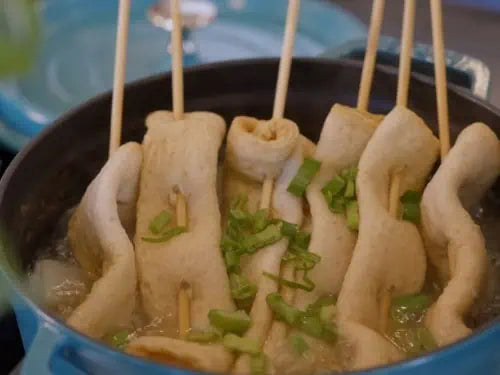 Mushroom Korean Fish Cake for Odeng 300G 蘑菇牌 關東煮魚餅串 300G 0688