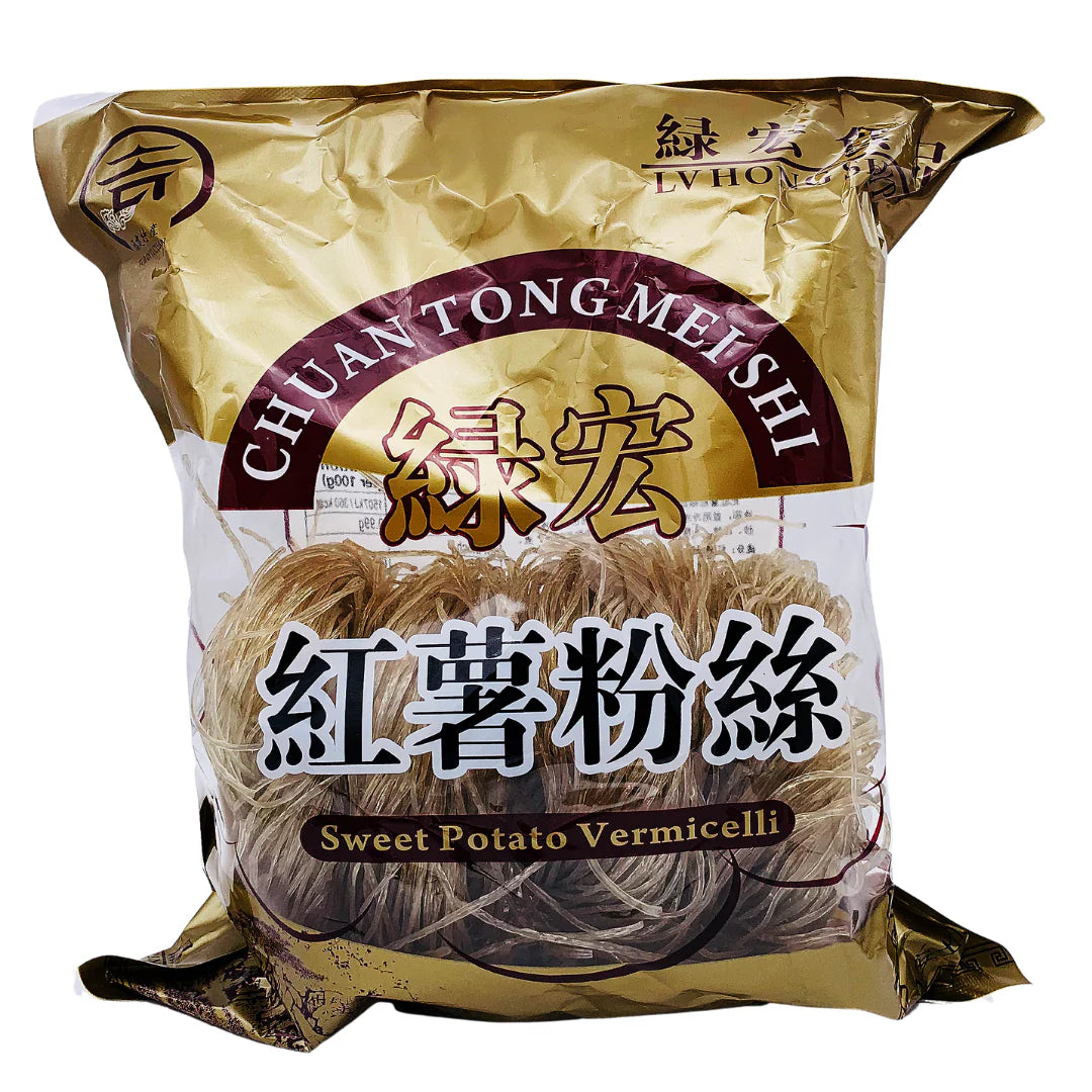 LU HONG SWEET POTATO VERMICELL 400G 綠宏 紅薯粉絲 400G 0119